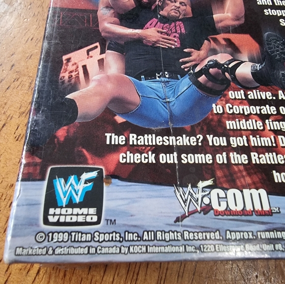 ๐๏ธ WWF Hell Yeah! Stone Cold's Saga Continues Vintage 1999 VHS - Picture 3 of 4